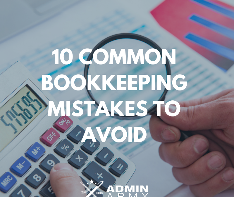 10 Common Bookkeeping Mistakes To Avoid